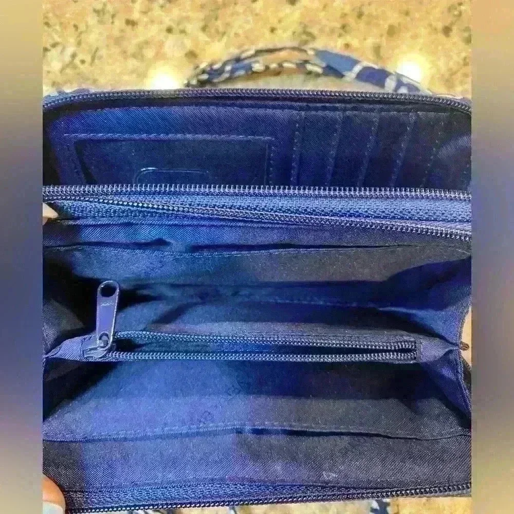 Vera Bradley Crossbody Wallet & Makeup Case Duo